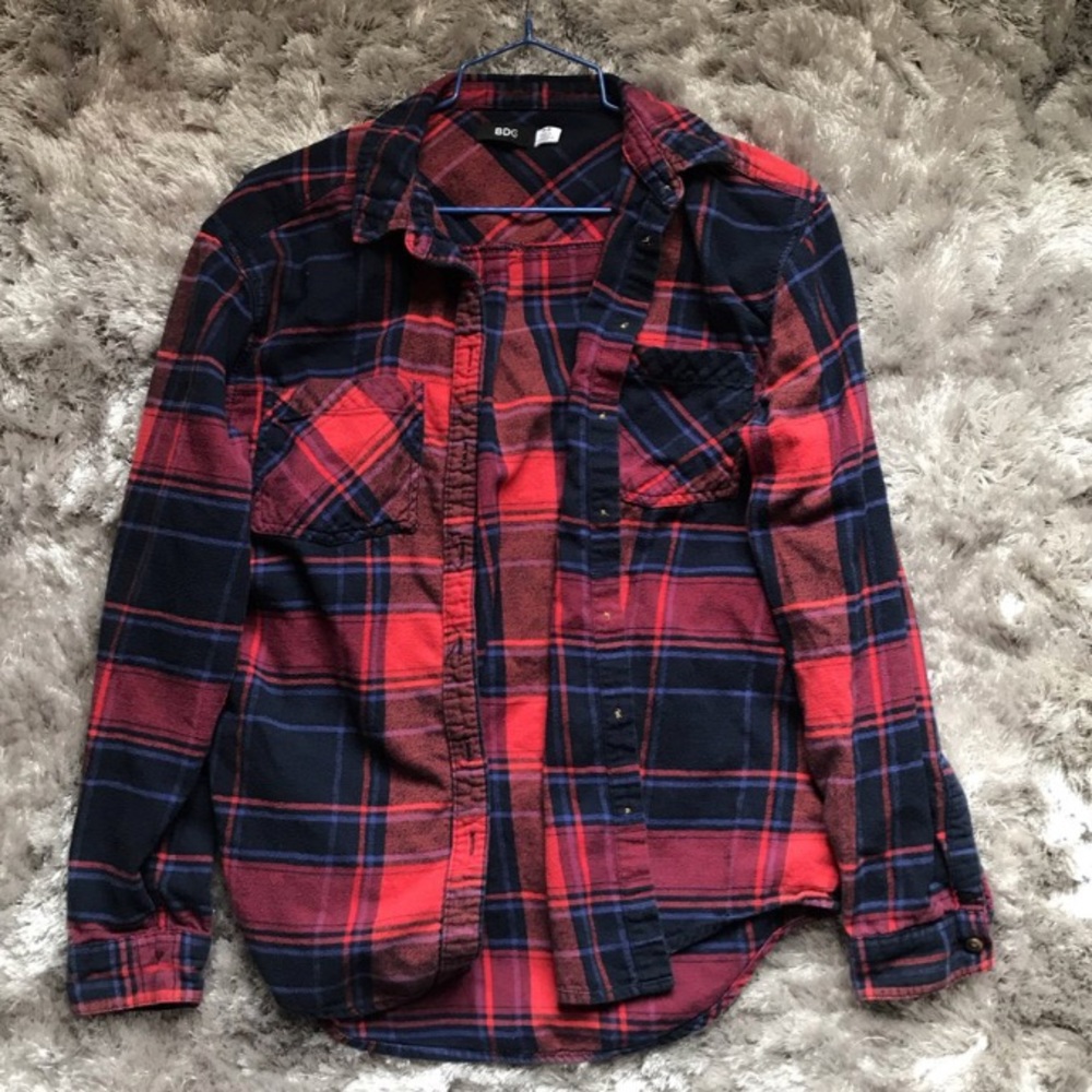 BDG Flannel Button Down Shirt
